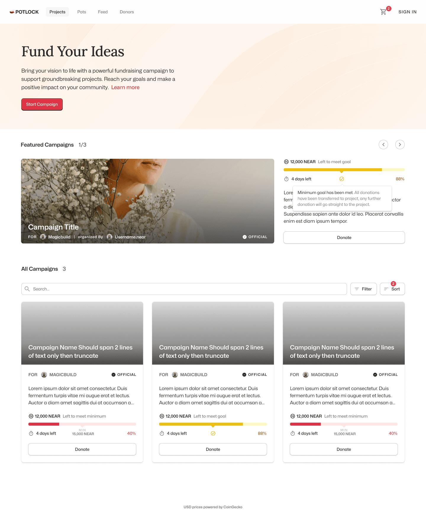 Campaigns Explore
